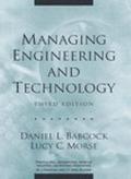 Book Managing Engineering and Technology (3rd Edition) free