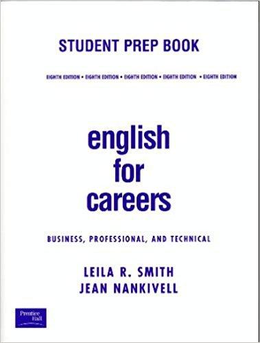 Book English For Careers: Student Prep Book, Eighth Edition free