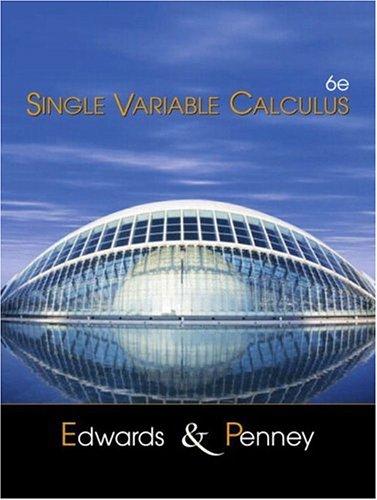 Book Single Variable Calculus (6th Edition) free