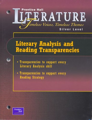Book Literature Timeless Voices, Timelss Themes - Silver Level - Literacy Analysis and Reading Transparencies free