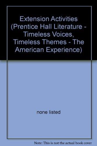 Book Extension Activities (prentice Hall Literature - Timeless Voices, Timeless Themes - The American Experience) free