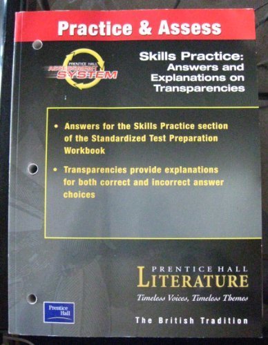 Book Prentice Hall Literature Review & Reteach Skills Practice: Answers And Explanations On Transparencies. (paperback) free