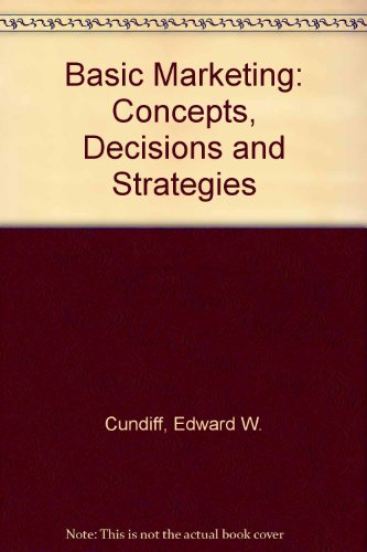 Book Basic marketing: concepts, decisions, and strategies free