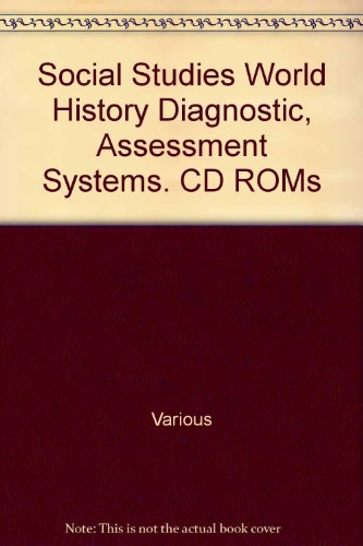 Book Social Studies World History Diagnostic, Assessment Systems. Cd Roms free