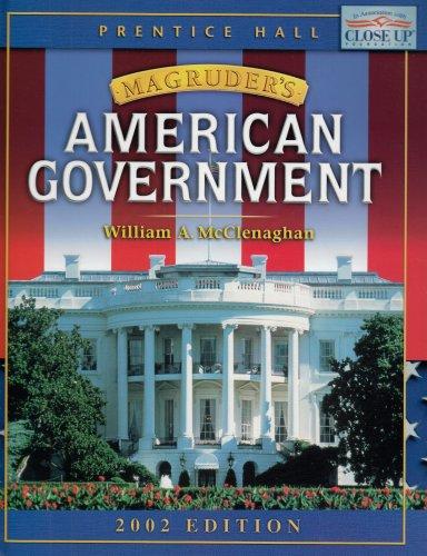 Book MAGRUDER'S AMERICAN GOVERNMENT STUDENT EDITION 2002C free