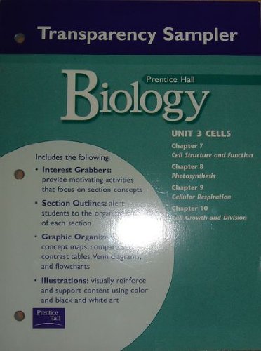 Book Biology: Transparency Sampler: Unit 3 Cells free