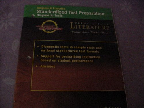 Book Diagnose & Prescribe Standardized Test Preparation: diagnostic Tests 6th Grade Copper Level (Prentice Hall Literature timeless Voices, Timeless Themes) free