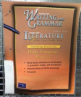 Book Daily Language Practice Copper Level Teacher Resources (Writing and Grammar /Literature Timeless Voices, Timeless Themes) free