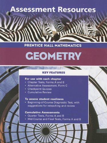 Book Geometry: Assessment Resources (Prentice Hall Mathematics) free
