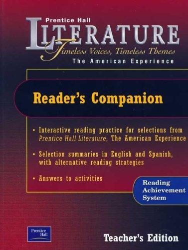 Book Reader's Companion: Ruby The American Experience (prentice Hall Literature Timeless Voices Timeless Themes) free