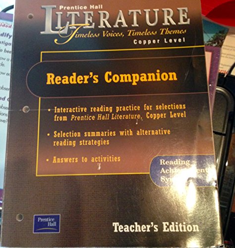 Book Timeless Voices, Timeless Themes: Reader's Companion Copper Level free
