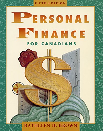 Book PERSONAL FINANCE FOR CANADIANS, 5TH free