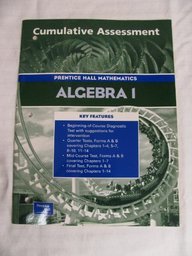 Book ALGEBRA 1 3RD EDITION CUMULATIVE ASSESSMENT 2004C free
