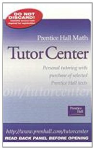 Book Prentice Hall Math Tutor Center free