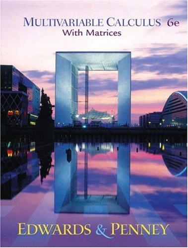 Book Multivariable Calculus with Matrices (6th Edition) free