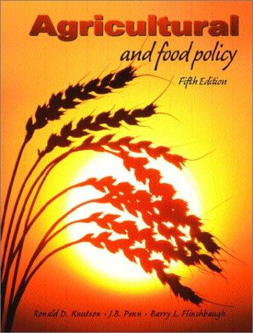 Book Agricultural and Food Policy, Fifth Edition free