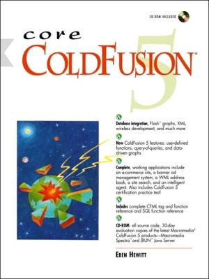 Book Core ColdFusion 5 (With CD-ROM) free