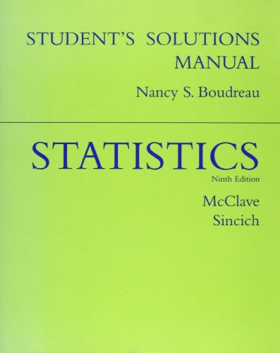 Book Statistics, Ninth Edition (Student Solutions Manual) free