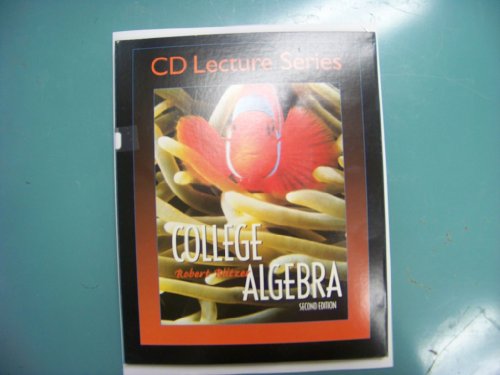 Book College Algebra - CD Lecture Series (16 CD Series) free