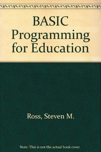 Book Basic Programming For Educators free