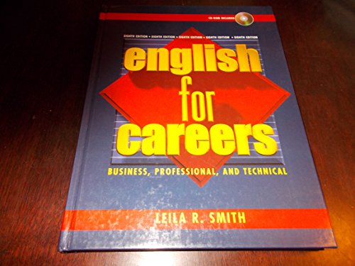 Book English For Careers: Business, Professional, And Technical, High School Edition free