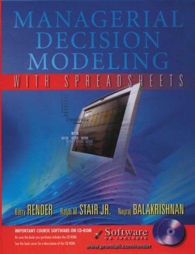 Book Managerial Decision Modeling with Spreadsheets free