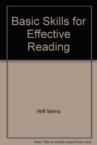 Book Basic Skills For Effective Reading free