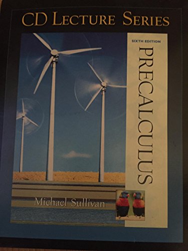 Book Cd Lecture Series, Precalculus Sixth Edition free
