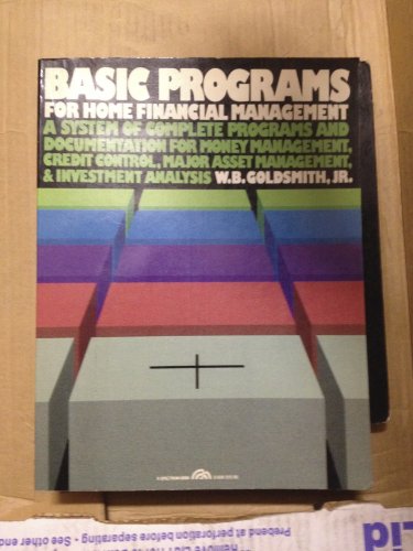 Book BASIC programs for home financial management free