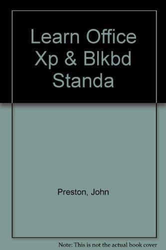 Book Learn Office Xp & Blkbd Standard Pkg free