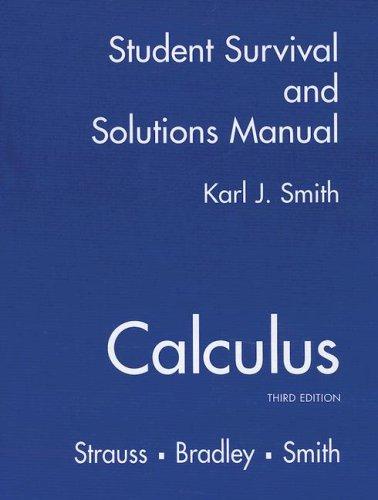 Book student Solutions Manual for Calculus free