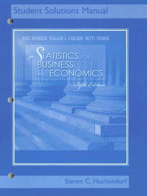 Book Statistics for Business and Economics: Student Solutions Manual free