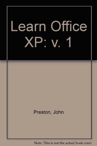 Book Learn Office XP (Volume I) free