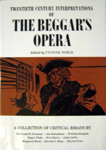 Book Twentieth century interpretations of The beggar's opera: A collection of critical essays free