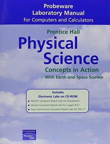 Book HIGH SCHOOL PHYSICAL PROBEWARE LAB MANUAL WITH CD 2004C free