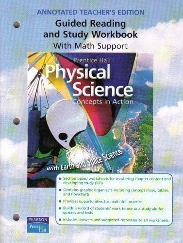Book Physical Science: Concepts in Action (Annotated Teacher's Edition, Guided Reading and Study Workbook with Math Support) free