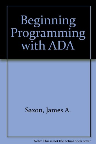 Book Beginning Programming with ADA free