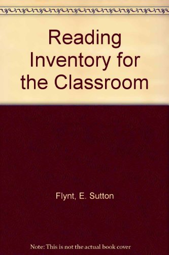 Book Reading Inventory for the Classroom free