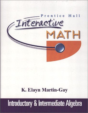 Book Prentice Hall Interactive Math Introductory And Intermediate Algebra Student Package free