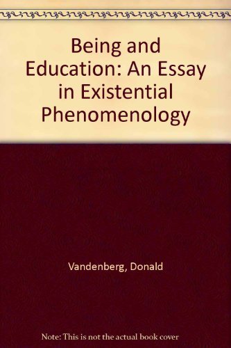 Book Being And Education free