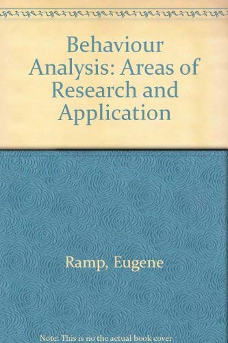 Book Behavior Analysis, Areas Of Research And Application: [papers] free