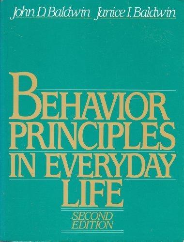 Book Behavior Principles in Everyday Life free