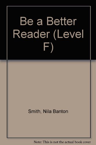 Book Be A Better Reader (level F) free