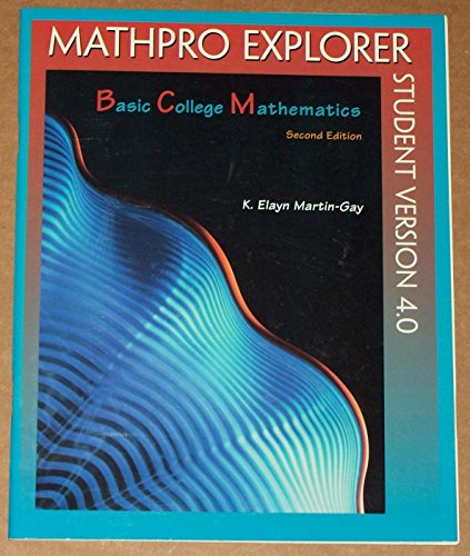 Book MathPro4 Student IBM/MAC free
