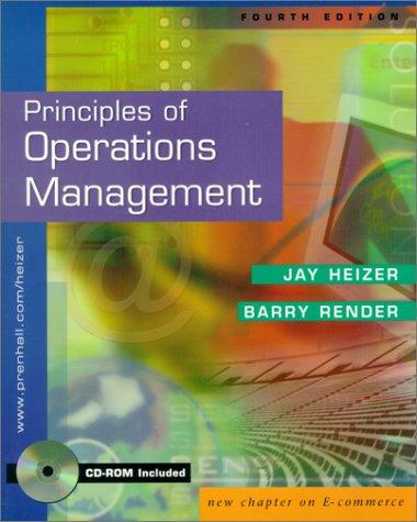 Book Principles of Operations Management and Interactive CD Package (4th Edition) free