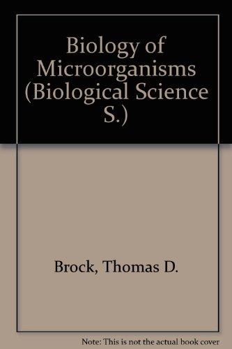 Book Biology Of Microorganisms (biological Science Series) free