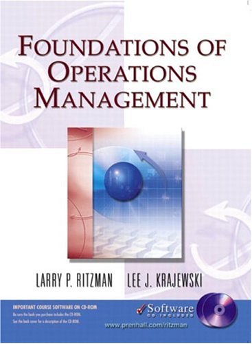 Book Foundations of Operations Management (Book & CD-ROM) free