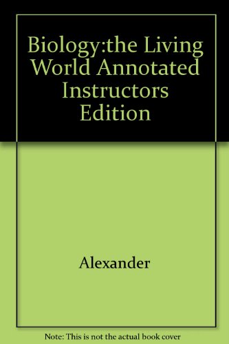 Book Biology:the Living World Annotated Instructors Edition: The Living World free