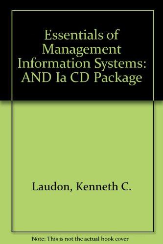 Book Essentials of Management Information Systems & IA CD Package (5th Edition) free