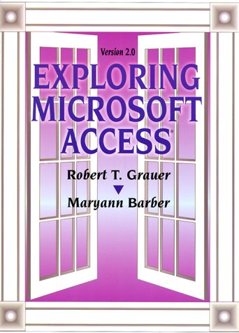 Book Exploring Microsoft Access 2.0 for Windows free